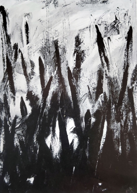 o.T. Acryl auf Papier